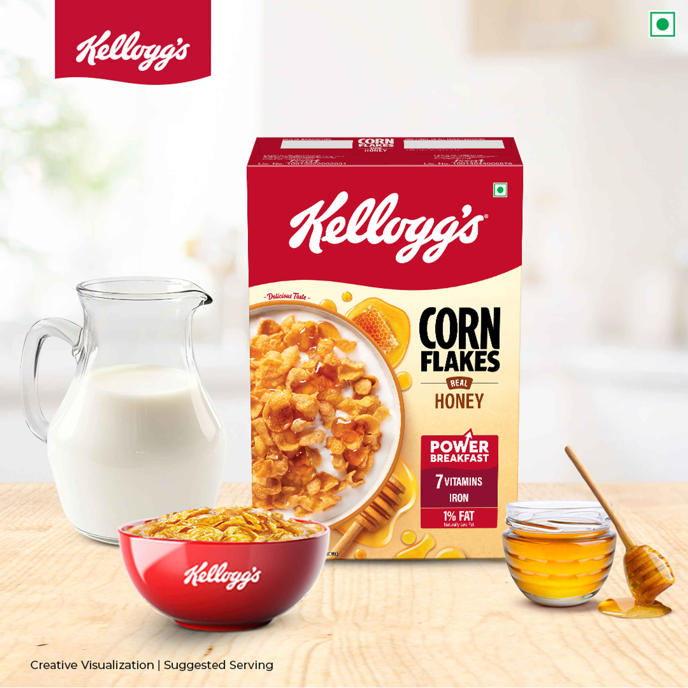 Kelloggs Corn Flakes With Real Honey - Image 8