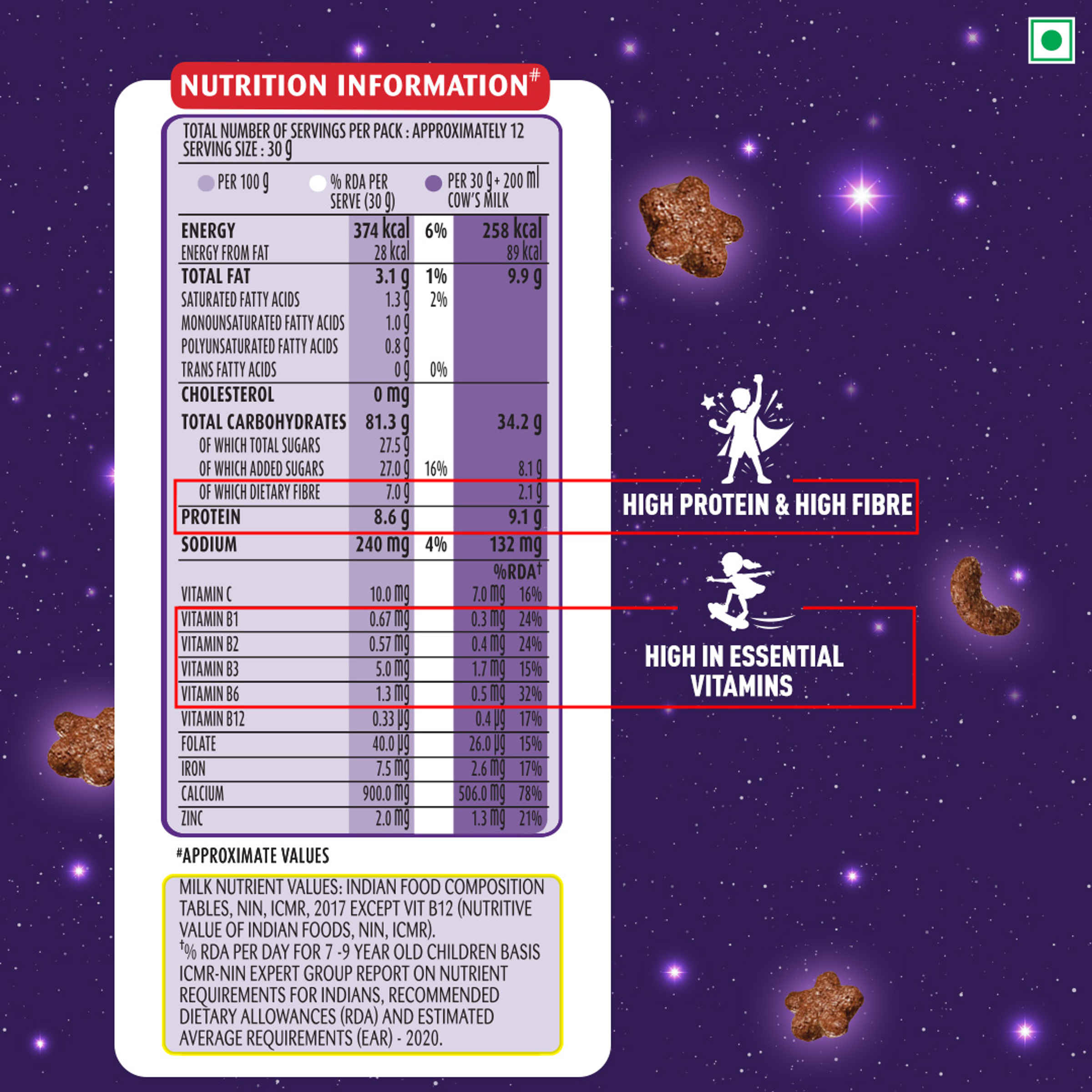 Kellogg's Multigrain Chocos Moons & Stars - Image 4