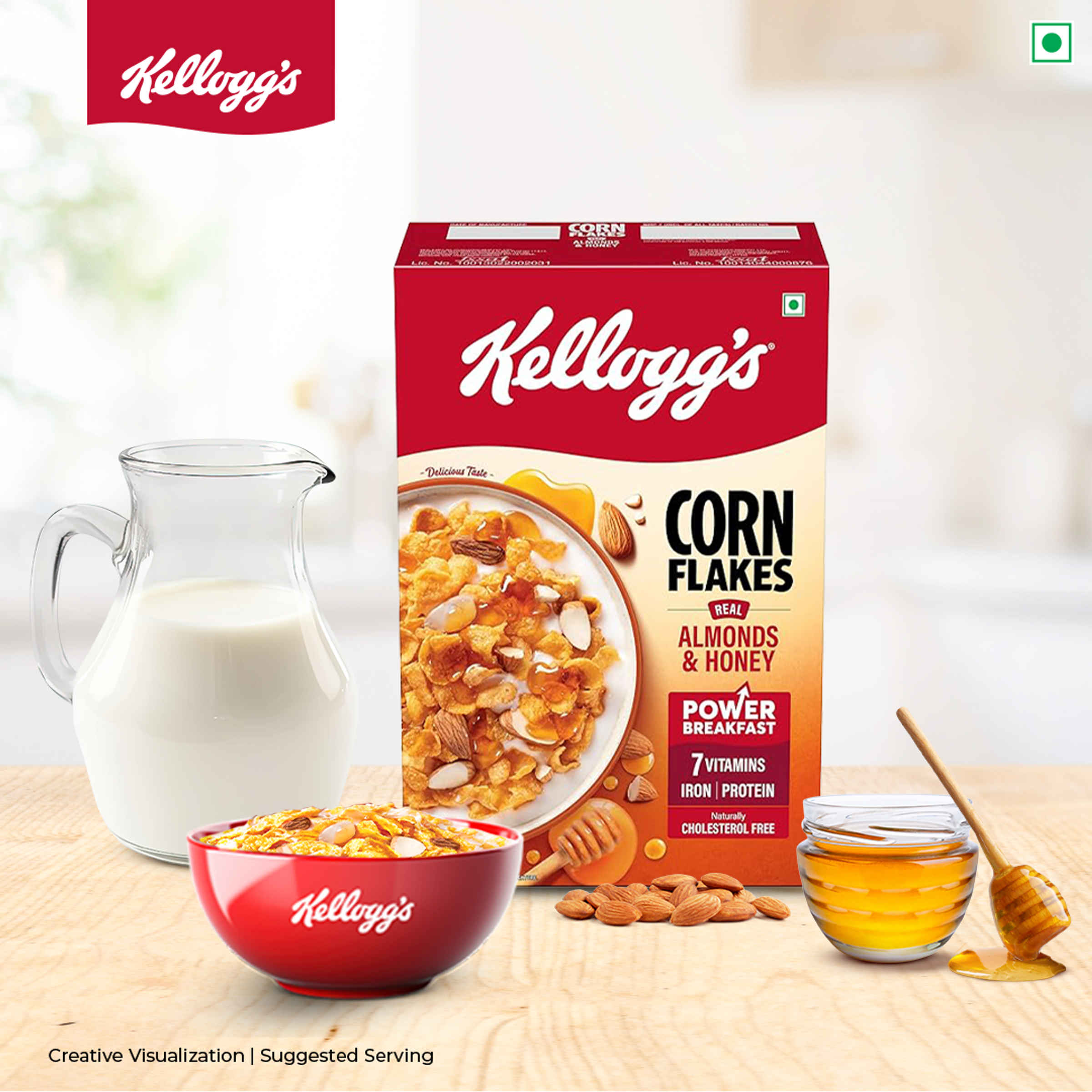 Kellogg's Almond and Honey Corn Flakes - Image 8