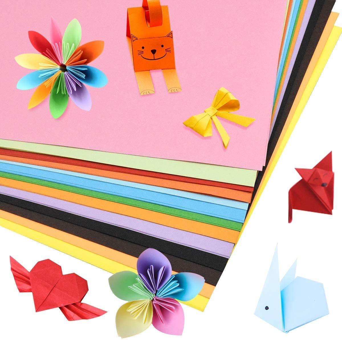 Chrome A4 Neon Bright Colour Paper 100 Sheets Of 10 Colour
