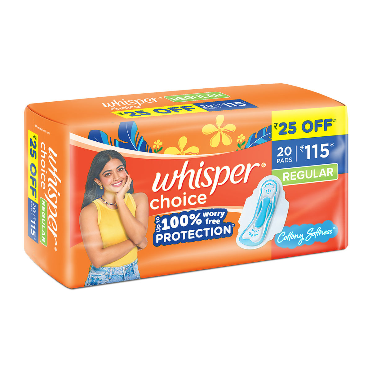 Whisper Choice Regular Sanitary Pads