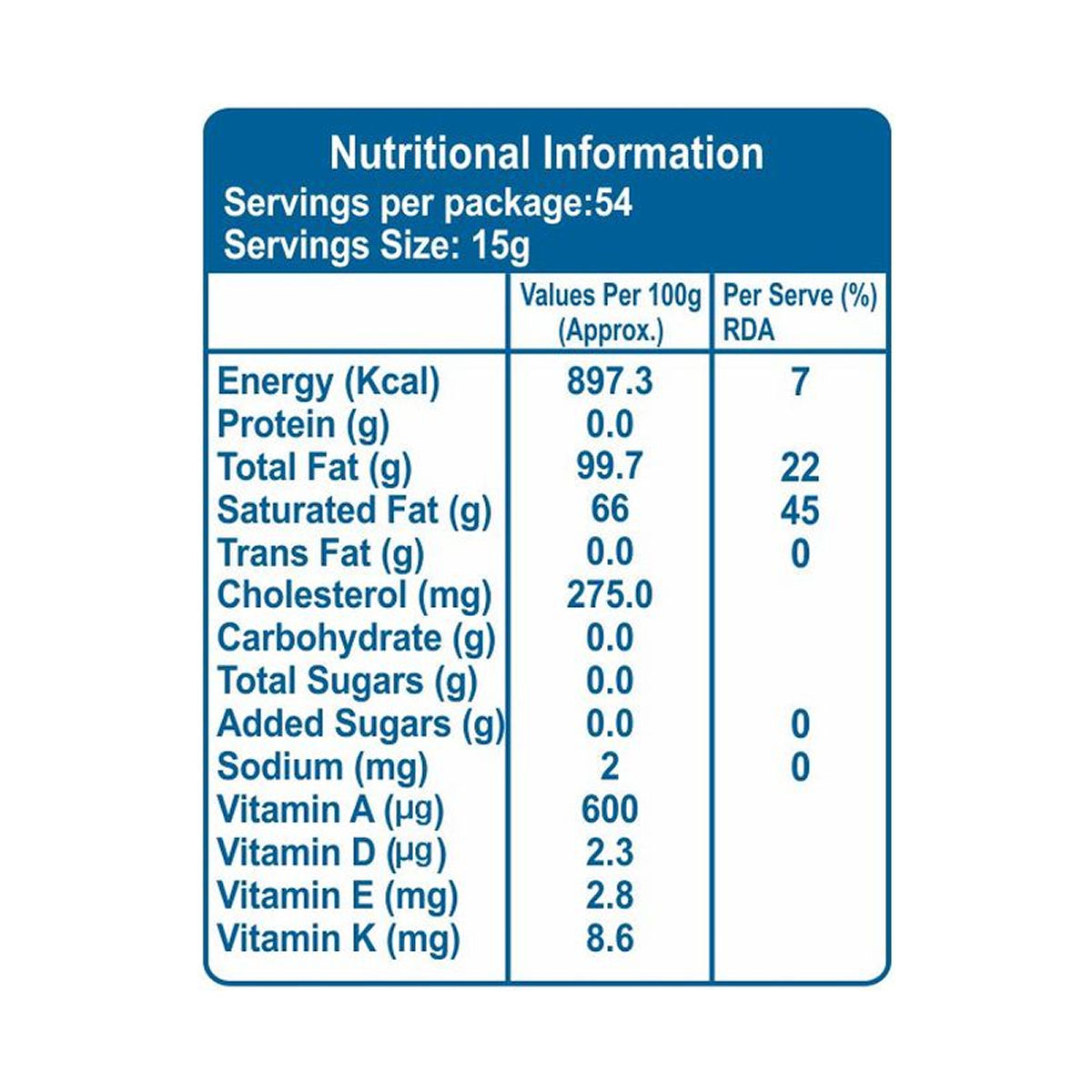 Healthways Desi Ghee Tetrapack