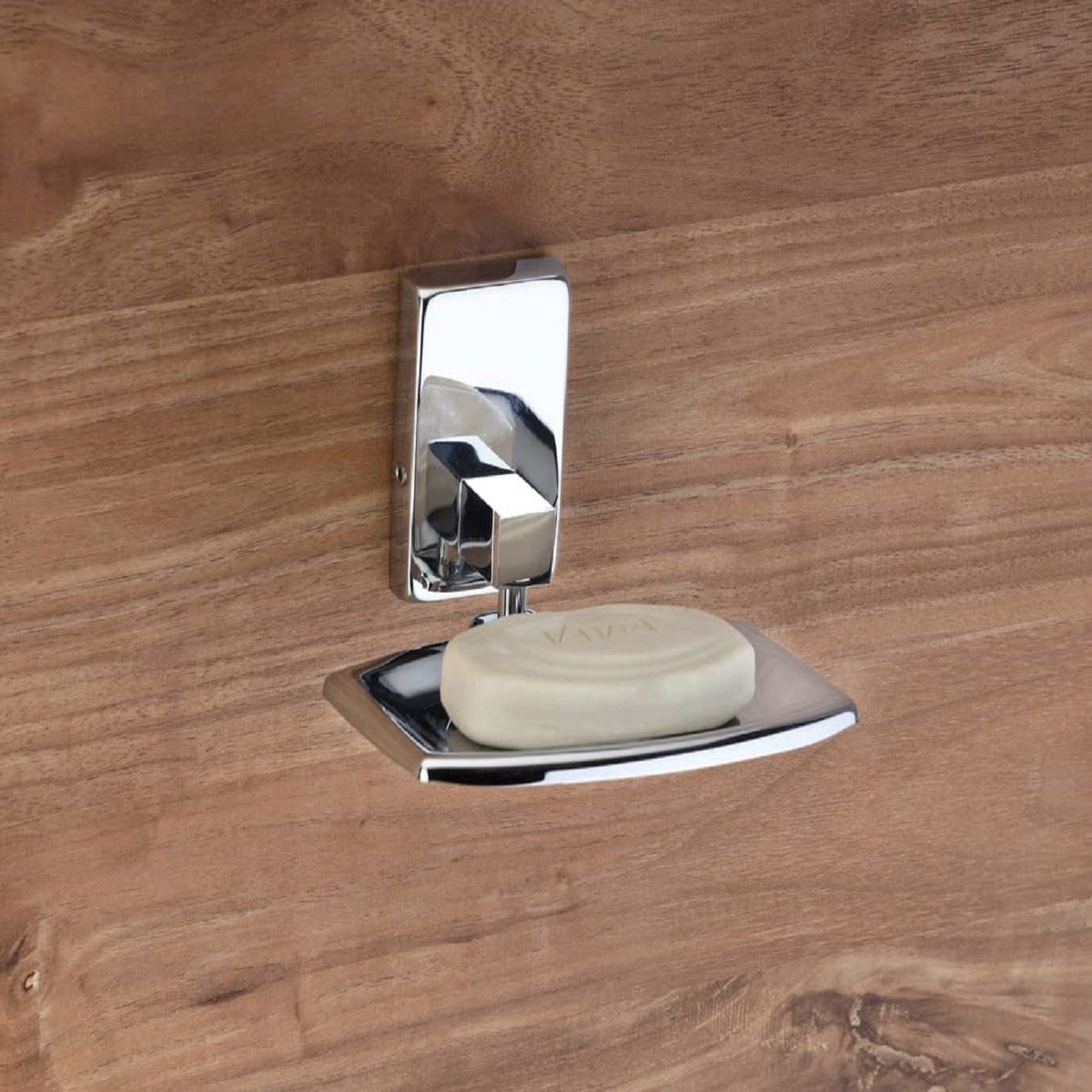 GLOXY Square Shape Stainless Steel Single Soap Holder, Soap Stands for Bathroom Soap Tray