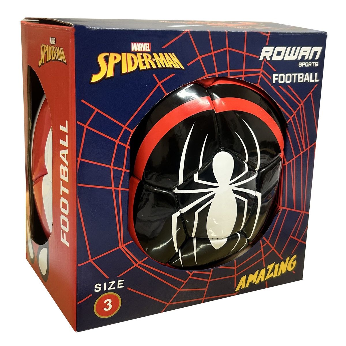 Hamley's Rowan Marvel Spiderman Football | Size 3