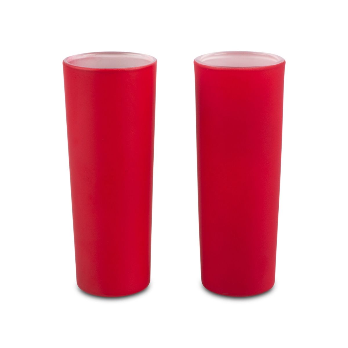 Bar Box Bright Red Tequila Shot Glasses (Set of 2)