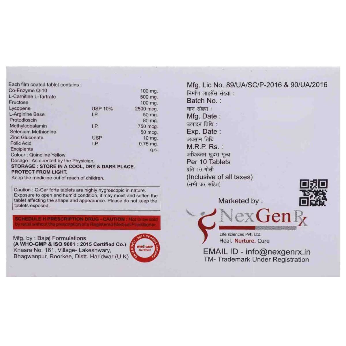 Q Car Forte Tablets