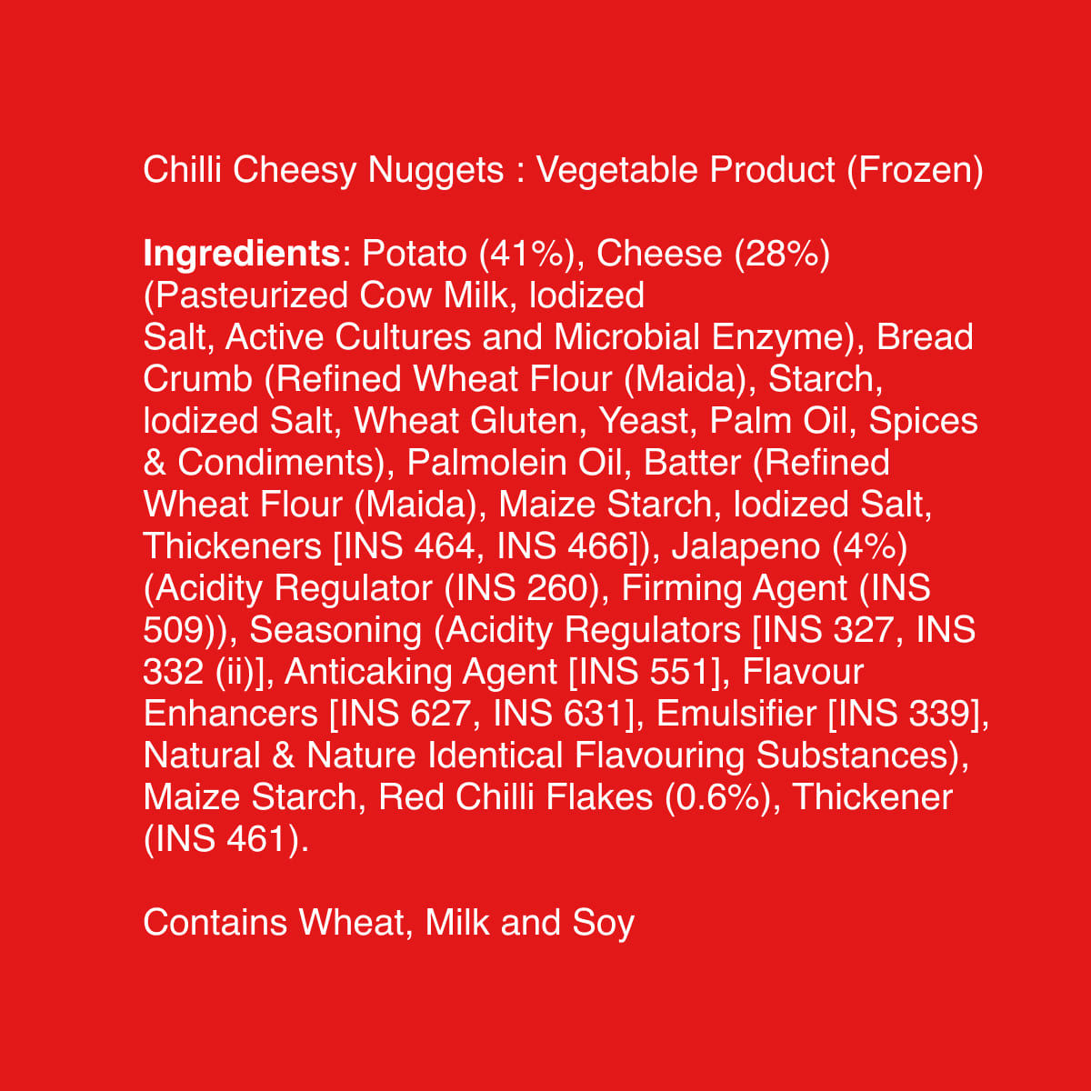 McCain Chilli Cheesy Nuggets