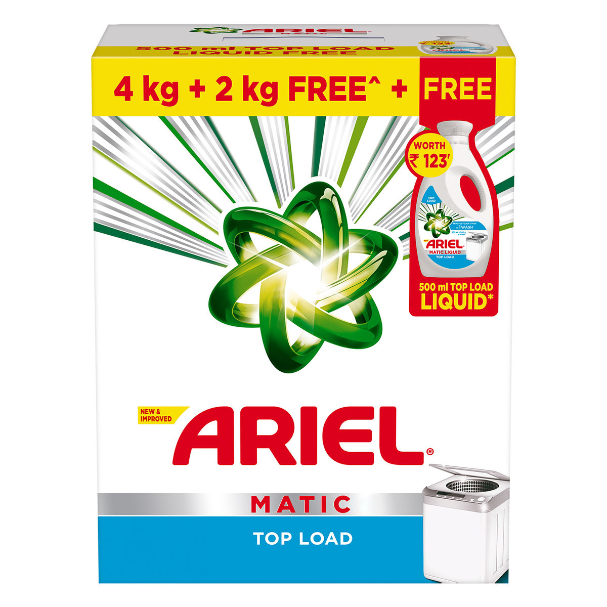 Ariel Matic Top Load Detergent Powder | For Washing Machines