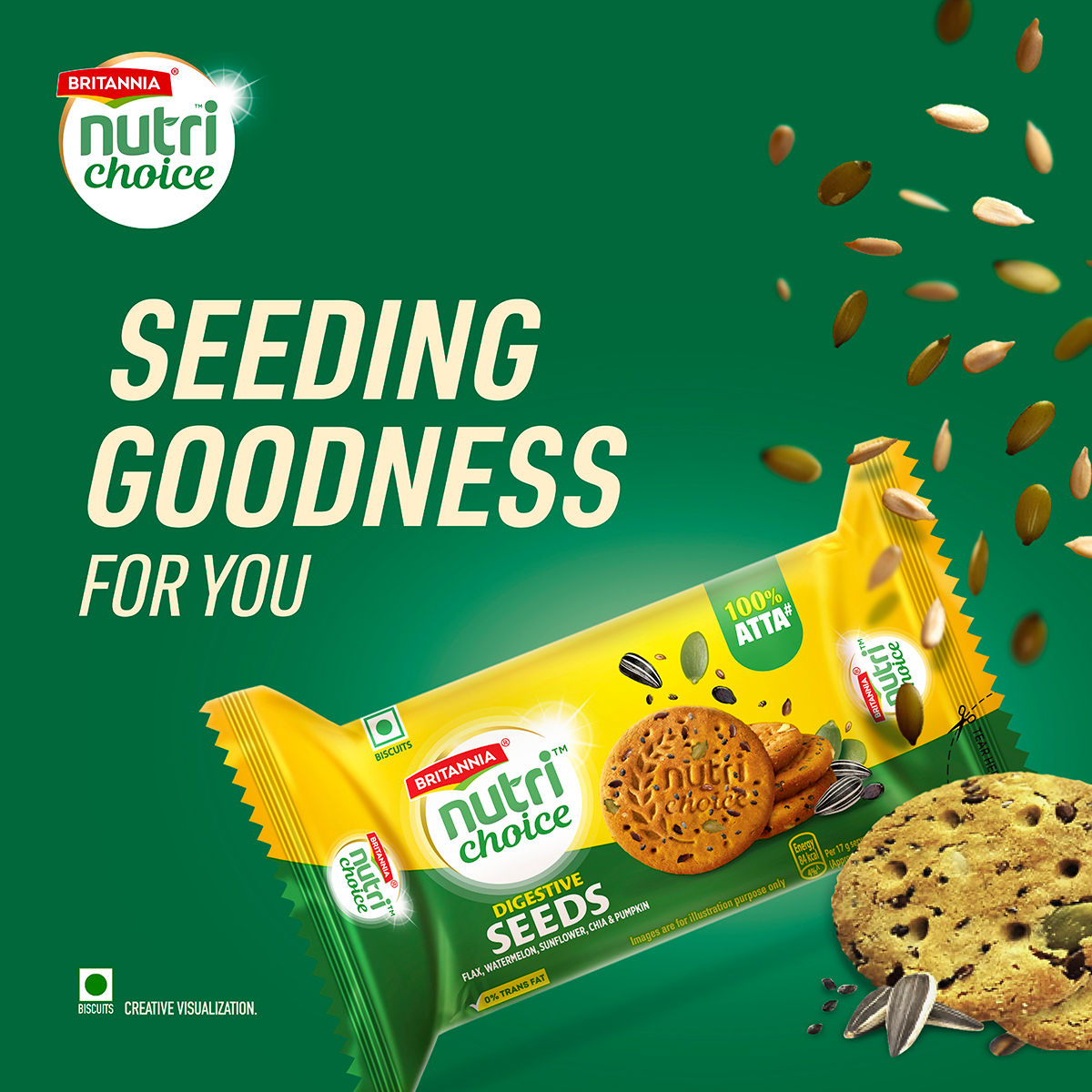 Britannia Nutrichoice Seeds Biscuits 75 g Combo