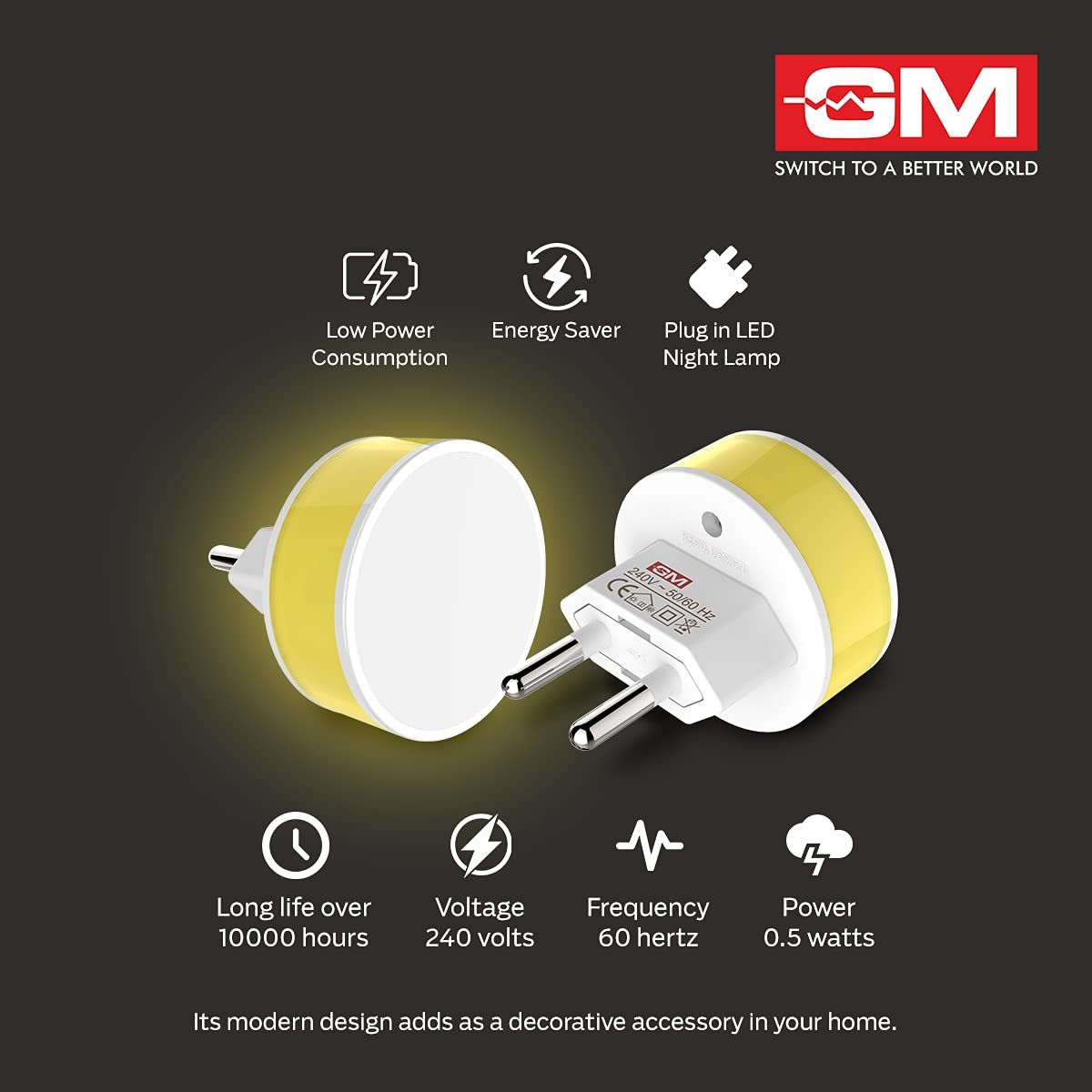 GM 3032 Nano Night Lamp With Led