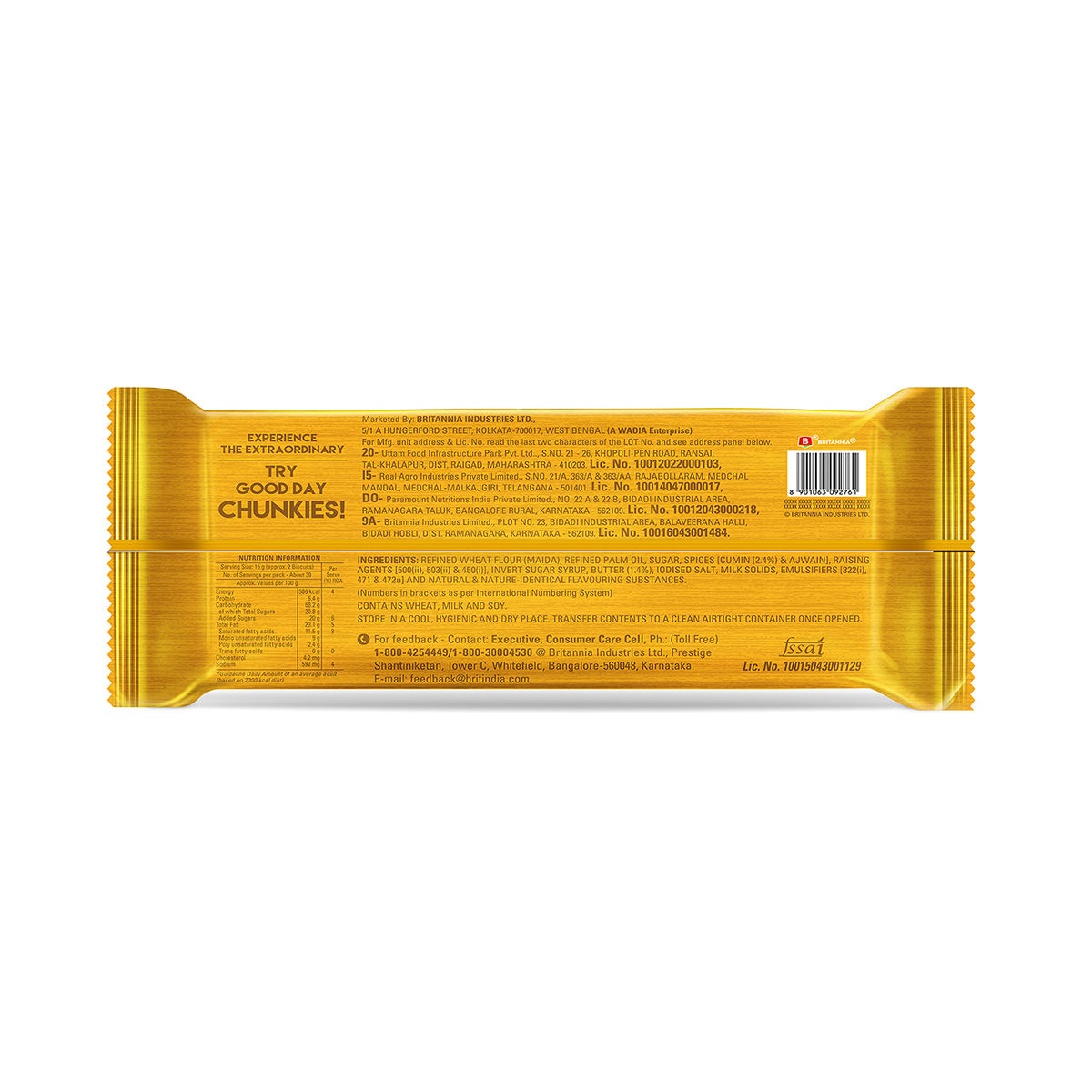 Britannia Good Day Butter Jeera Biscuits | Trans Fat-free