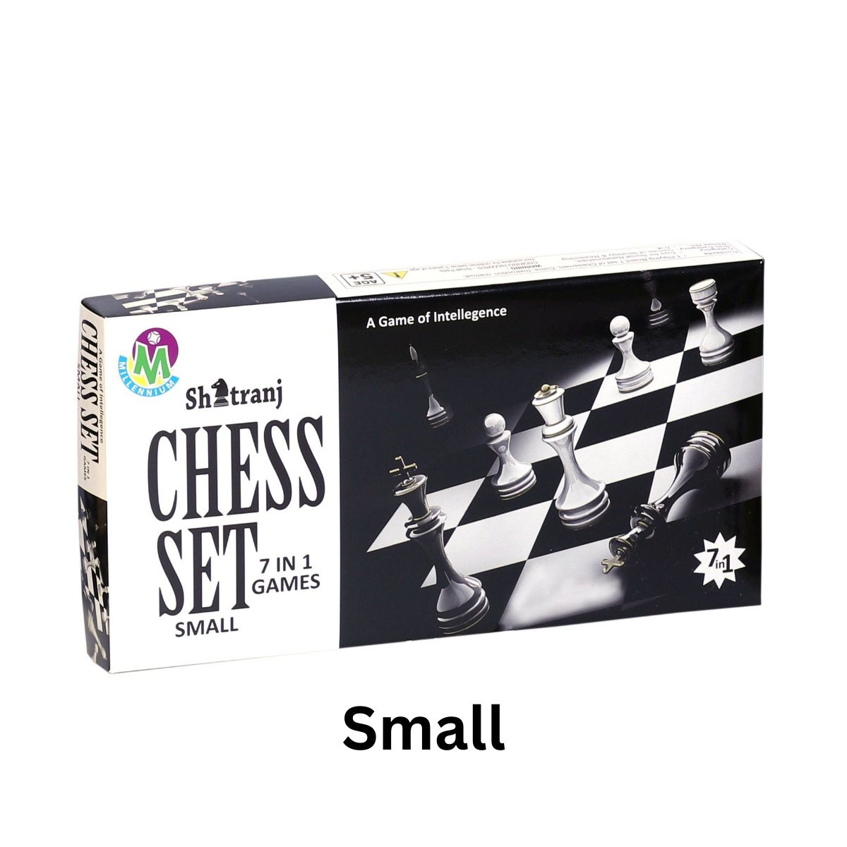 Millennium Chess Set Small |7 in 1 P.v.c Board Me-149