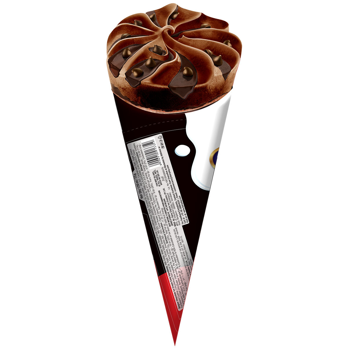 Dairy Day Belgian Chocolate Ice Cream Cone 120 ml Combo