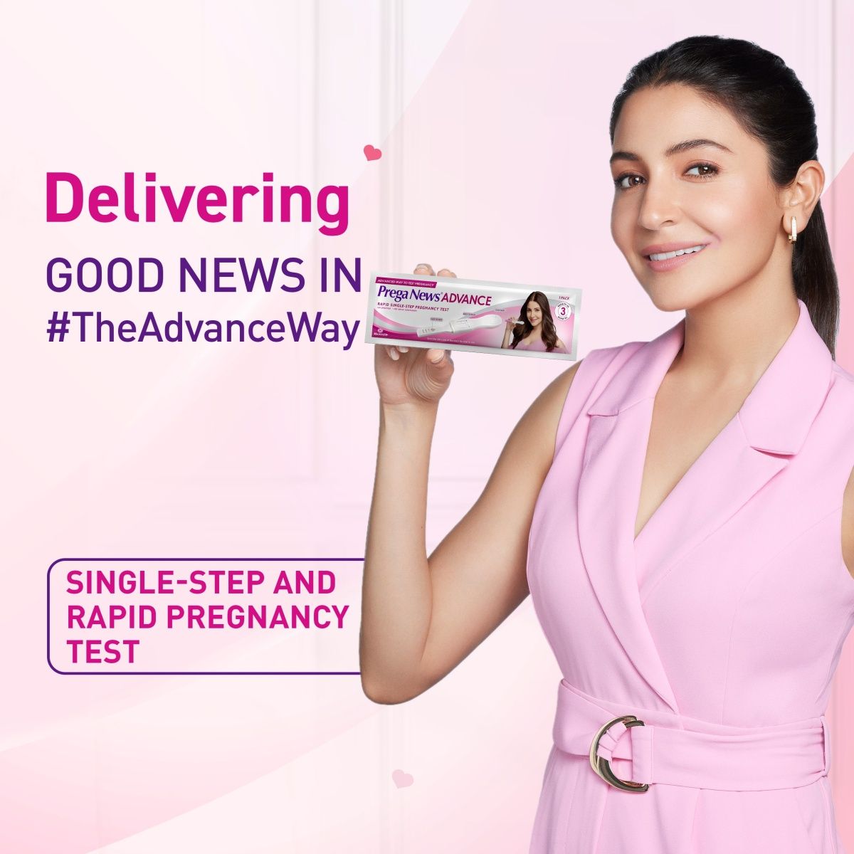Prega News Advance Rapid Single Step Pregnancy Test