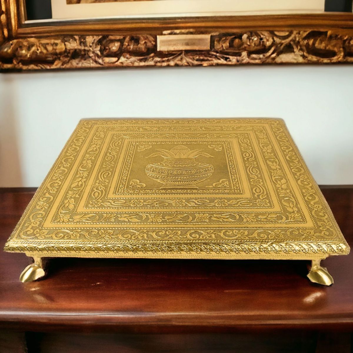Satvik 12 inch Chowki
