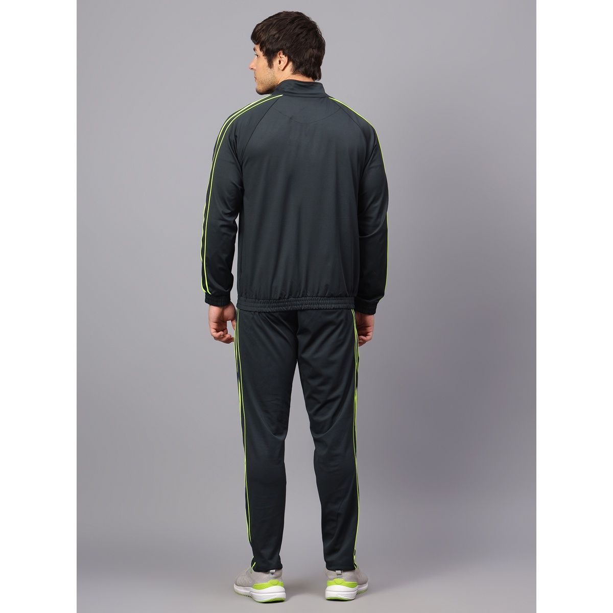Shiv Naresh Unisex Tracksuit | SNTSW106M | D.Grey - XL