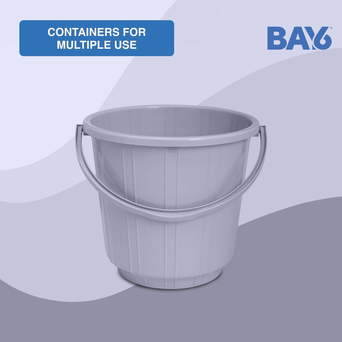 BAY6 Eco Bucket 16 L - Grey