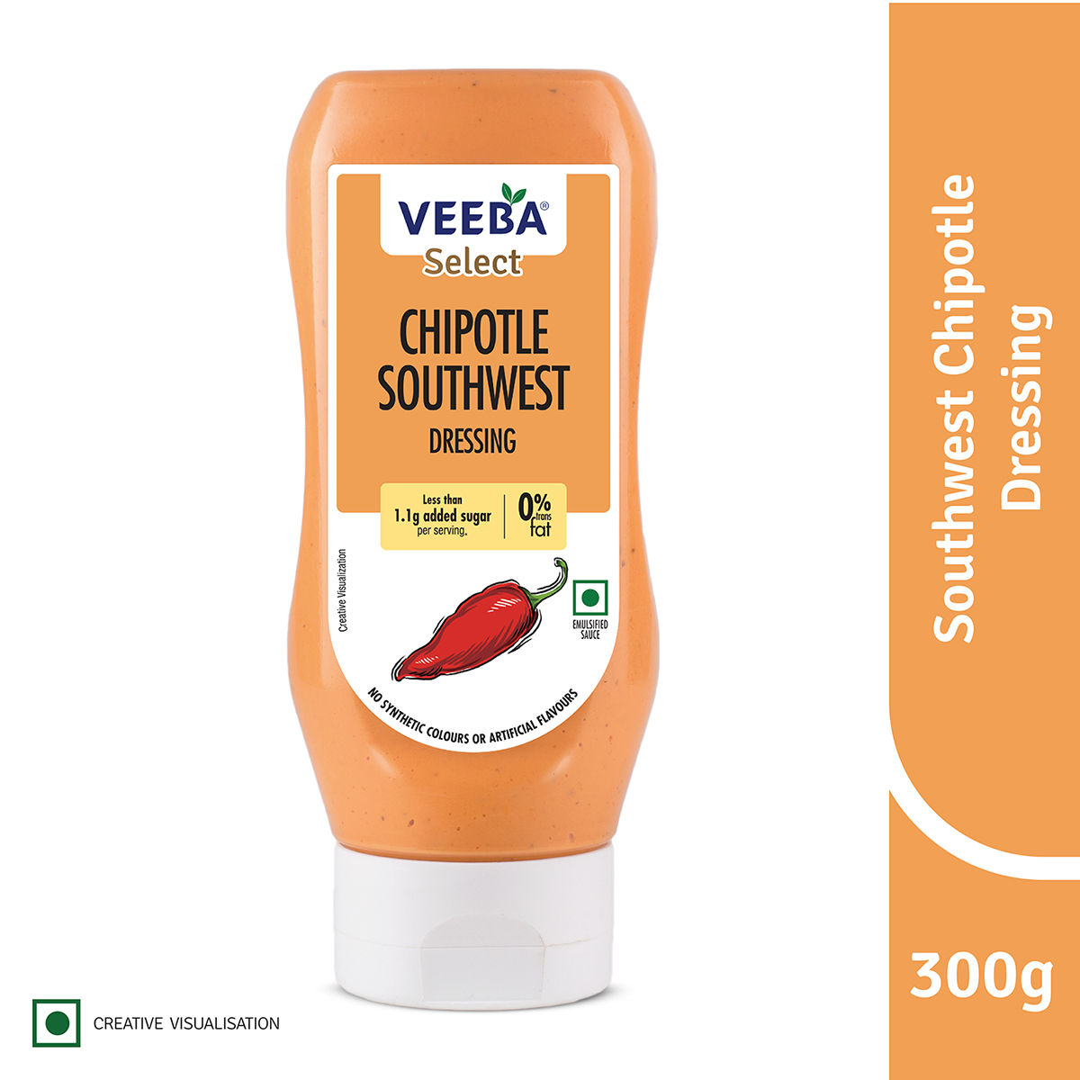 Veeba Thousand Island Dressing (300g) & Veeba Chipolte Southwest Dressing (300g) Combo