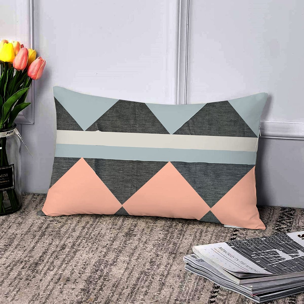 Printed Single Bedsheet with 1 Pillow Cover - Opal