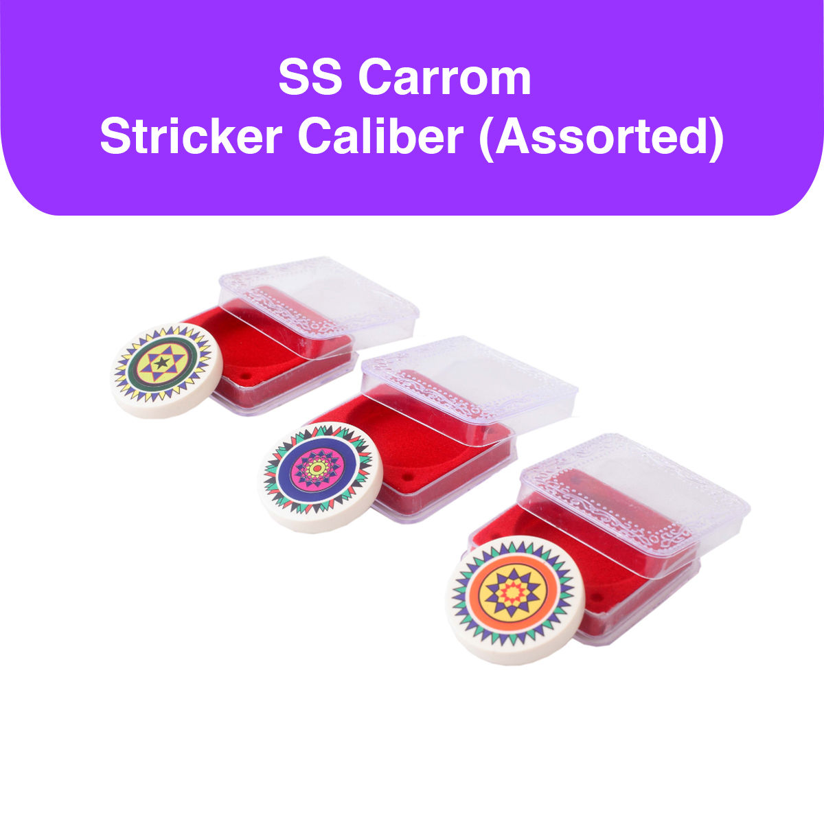 SS Carrom Stricker Caliber (Assorted)