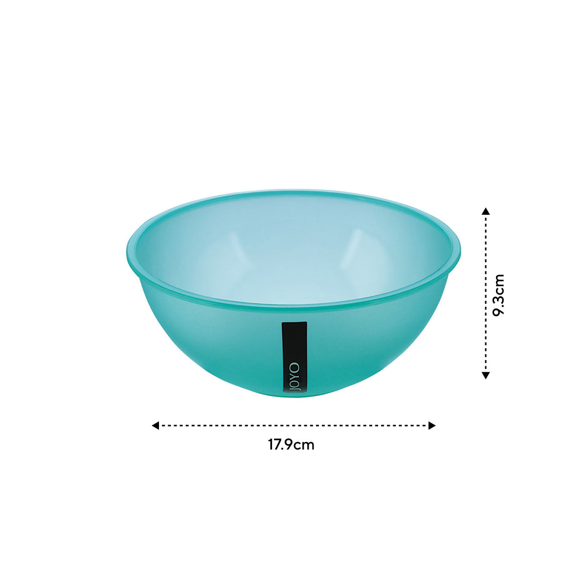 Joyo Plastics M. W. Safe Multipurpose Mixing Bowls - Set of 4 (Colour May Vary)