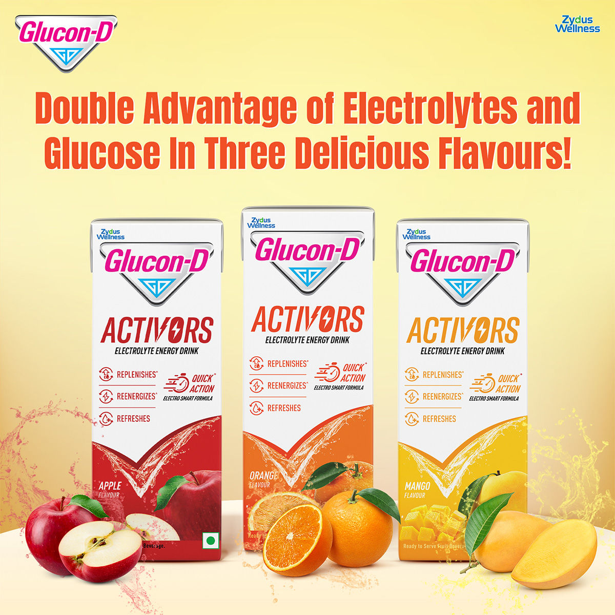 Glucon-D Activors Apple