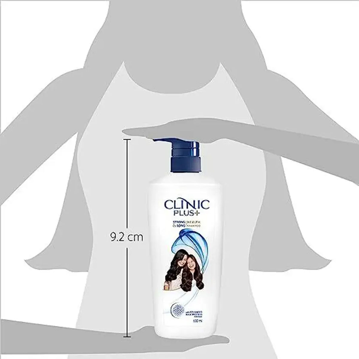 Clinic Plus Strong & Long Shampoo with Milk Proteins and Multivitamins 650 ml X 2 Combo