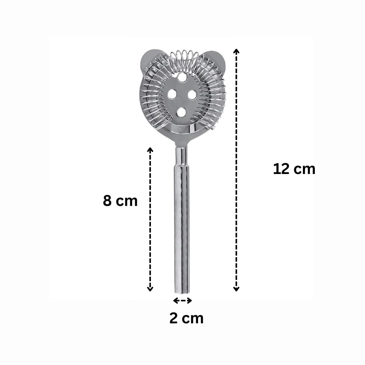 Stainless Steel Two Prong Bar Strainer