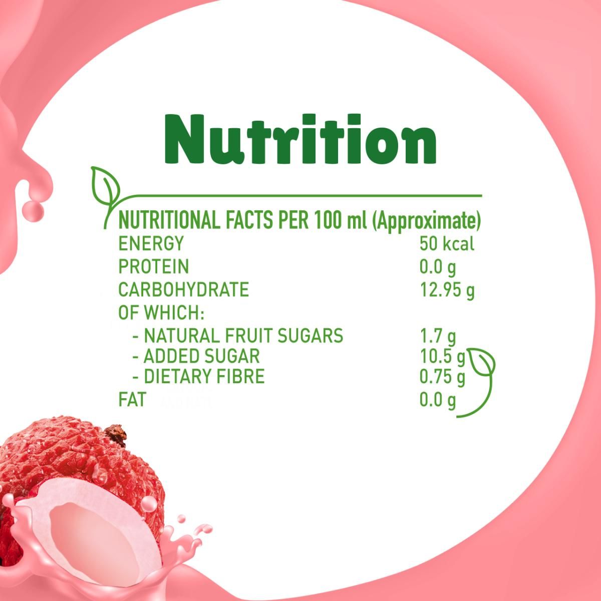 B Natural Litchi Juice Tetrapack 1 l Combo