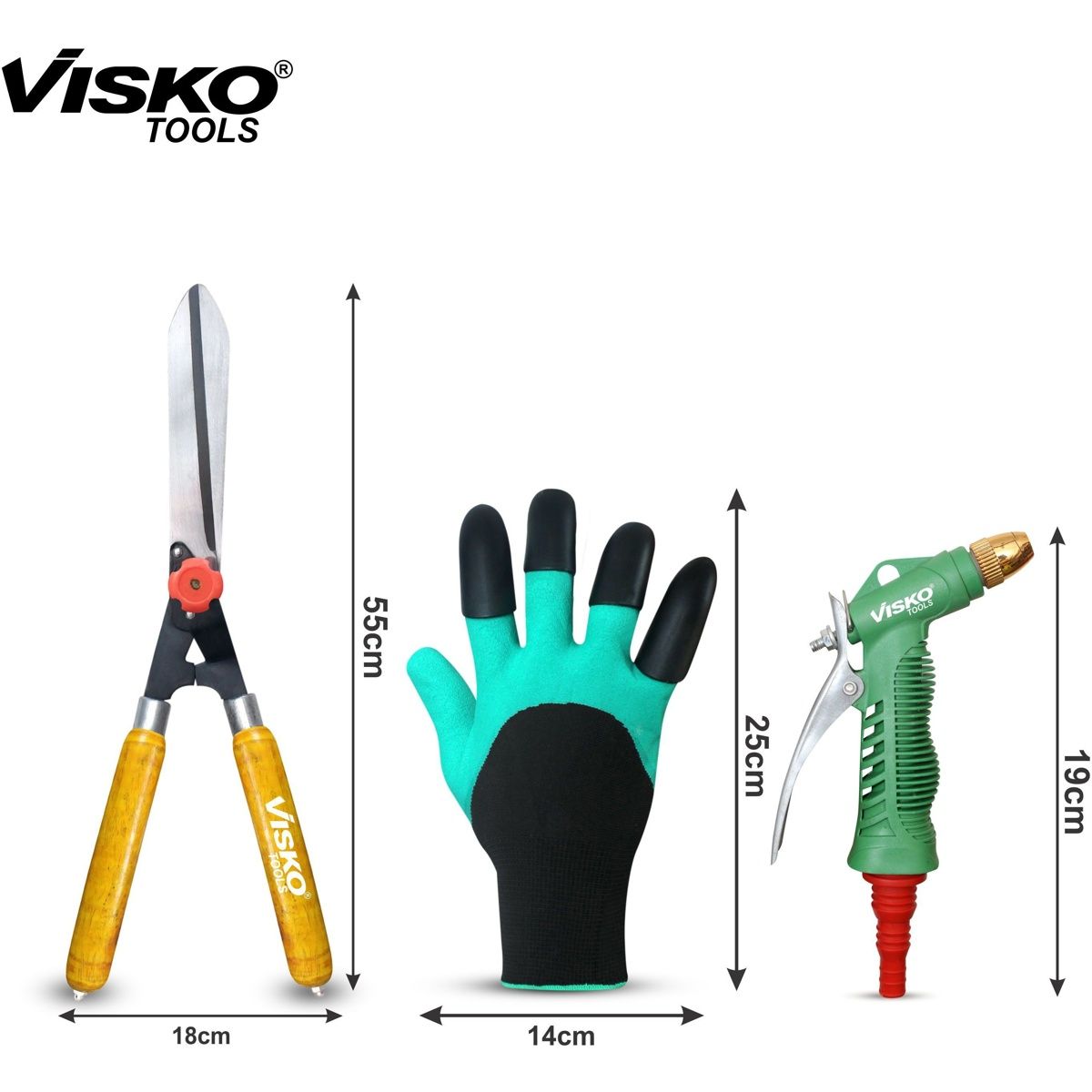 Visko 681 Garden Tools Set With 3 Pieces Garden Tool Kit