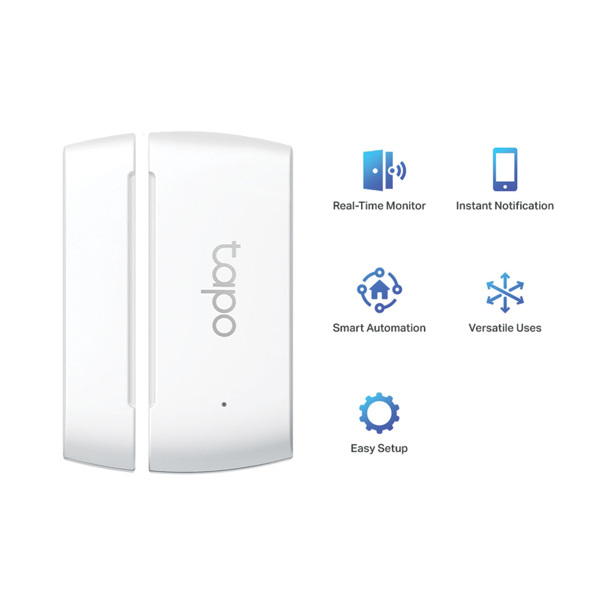 TP-Link Tapo T110 Smart Contact Sensor, Work with Alexa, Hub Required Sold Separately