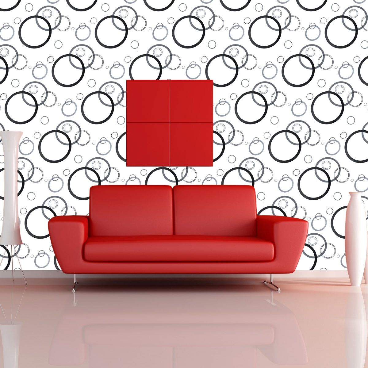 BAY6 Colourful Circle Wallpaper
