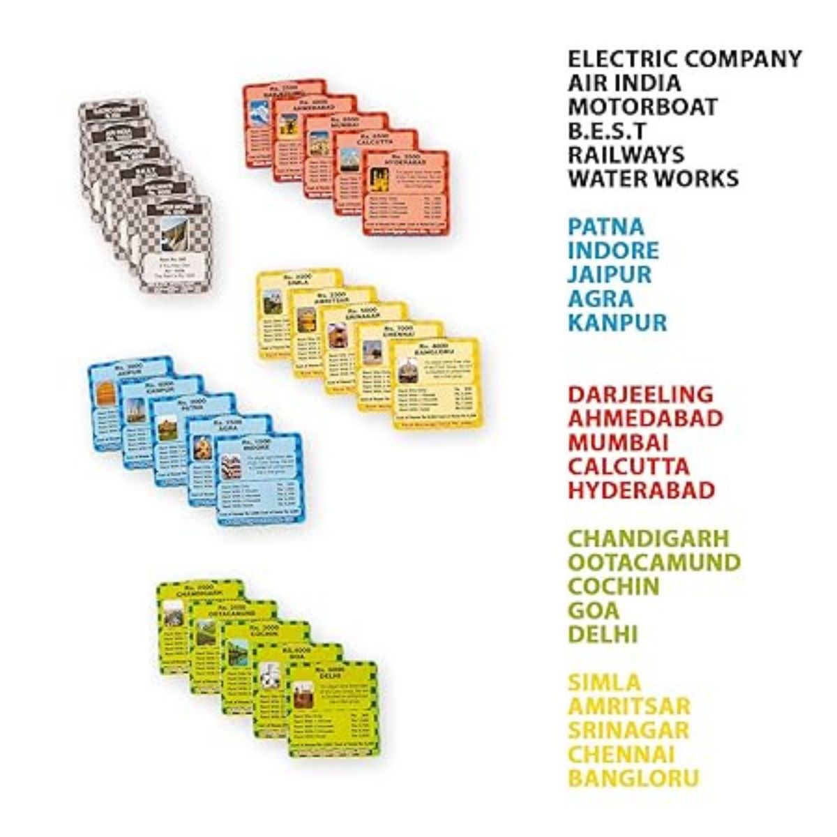 Millennium Business Deluxe 7 in 1 Game P.v.c Board Coins & Notes Me-155