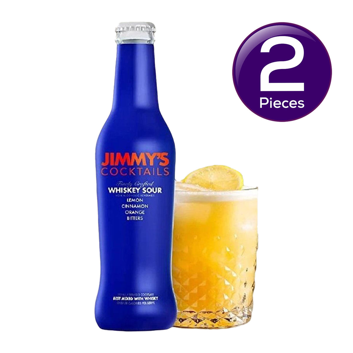 Jimmy's Whiskey Sour - Cocktail Mixer 250 ml X 2 Combo