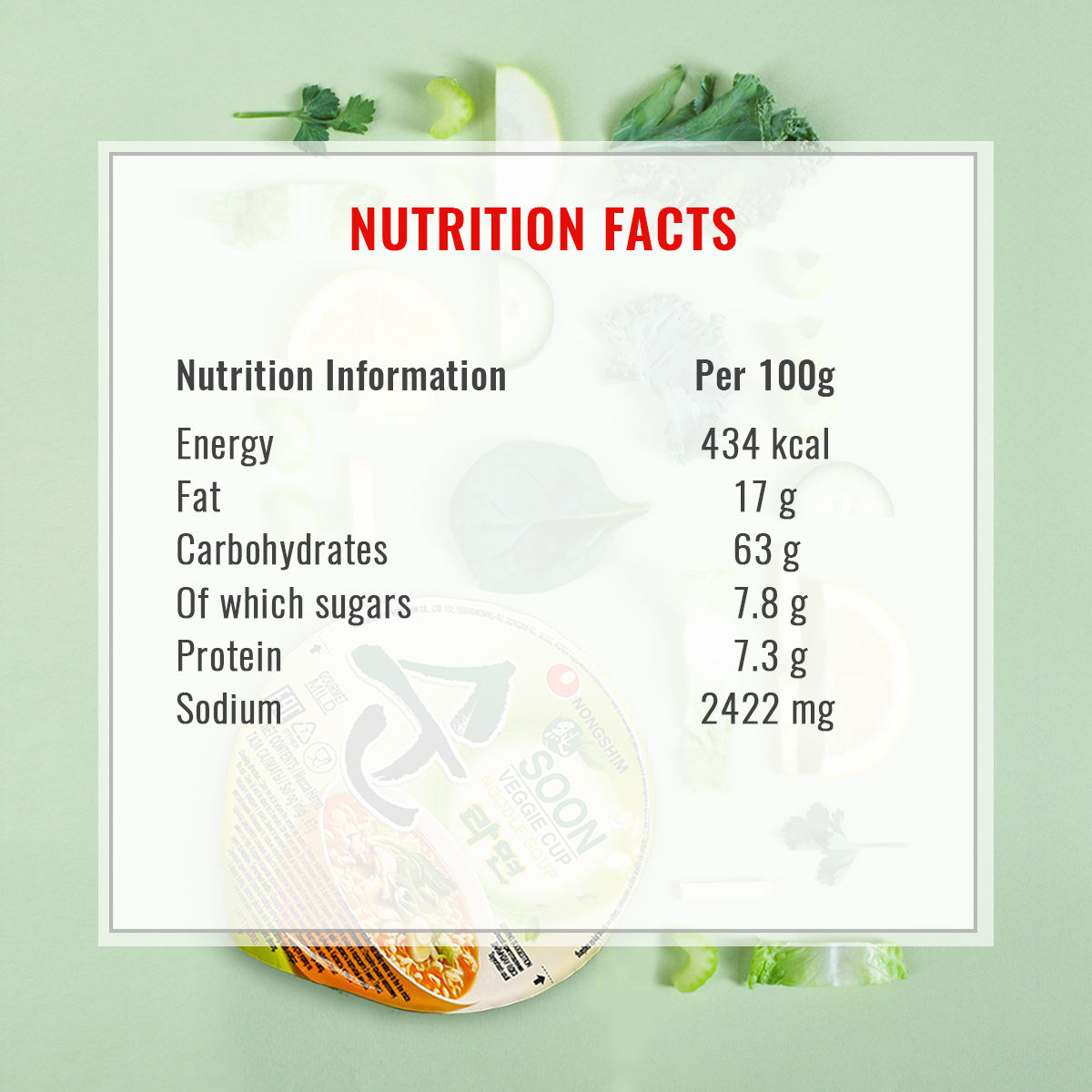 Nongshim Soon Veggie Ramyun 112 g Combo