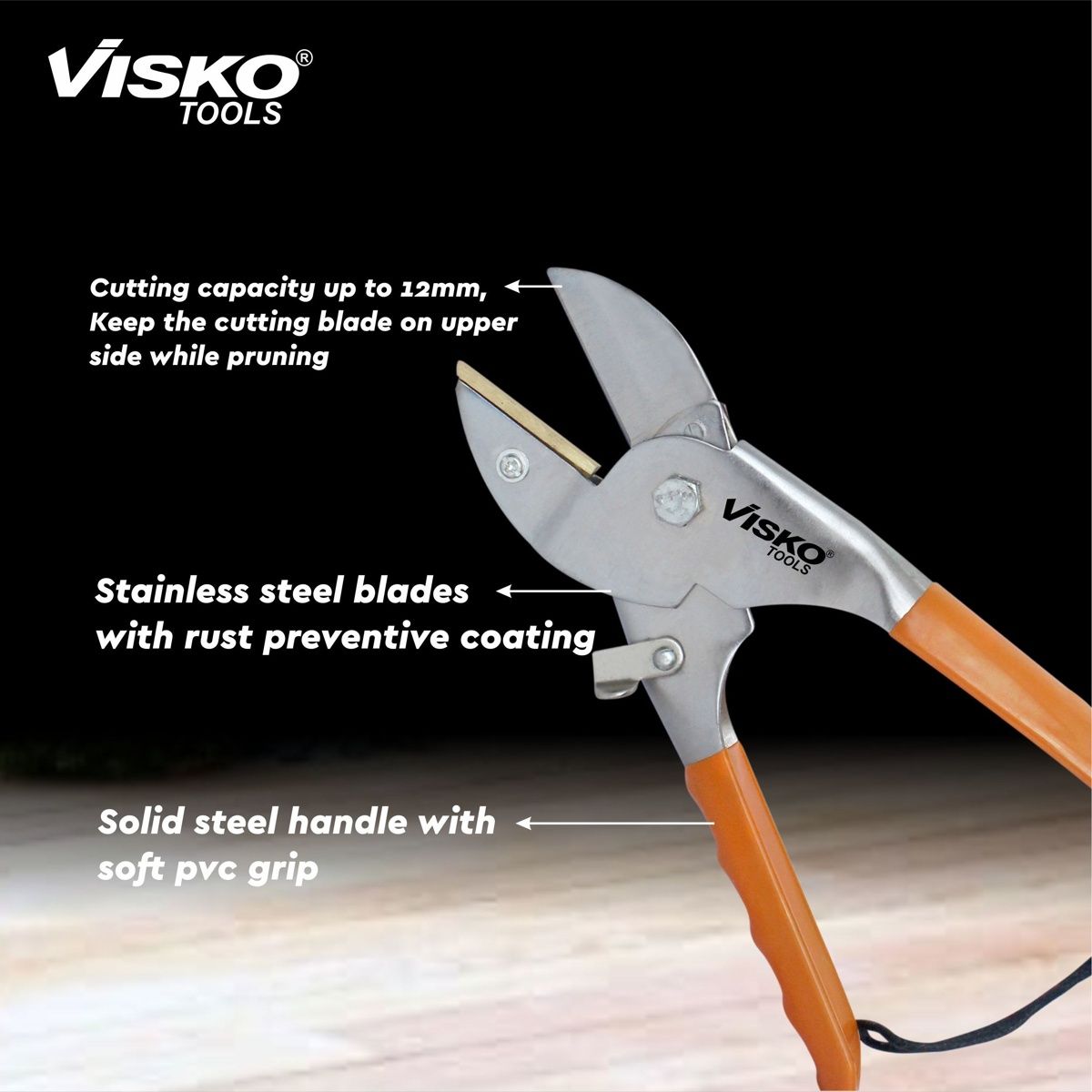 Visko 653 Garden Tools Set With 4 Pieces Garden Tool Kit