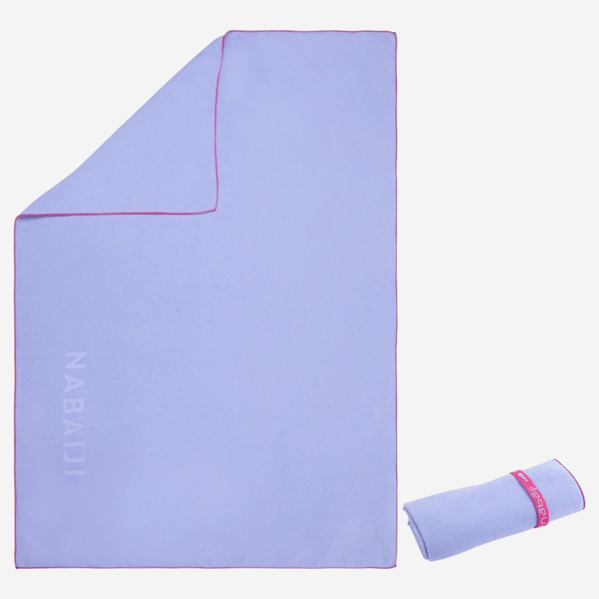 Nabaiji By Decathlon | Microfibre Quickdry Pool Towel M 60x80cm - Light Purple