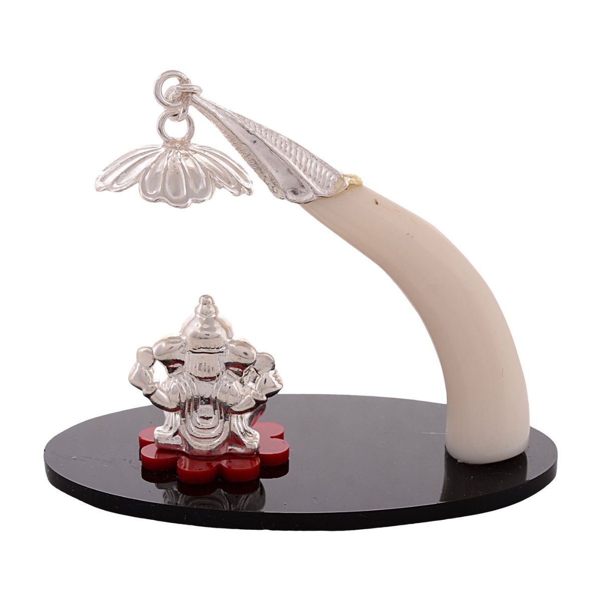 Silverfiire Sterling Silver Ekdant Ganesh Ji