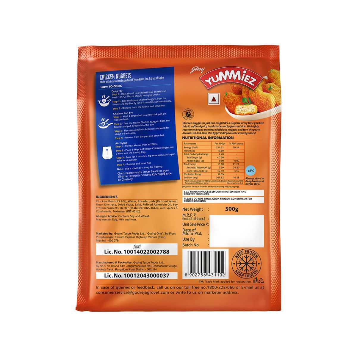 Godrej Yummiez Chicken Nuggets