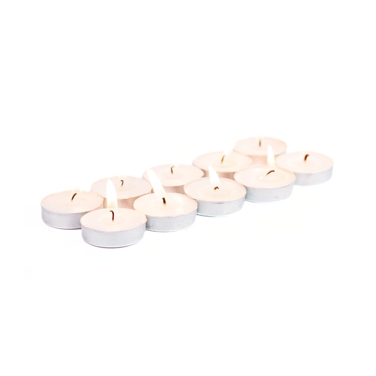 Auradecor Unscented Tealight Candles Pack of 10