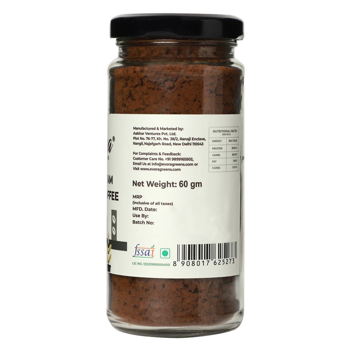 Evora Greens Irish Cream Instant Coffee