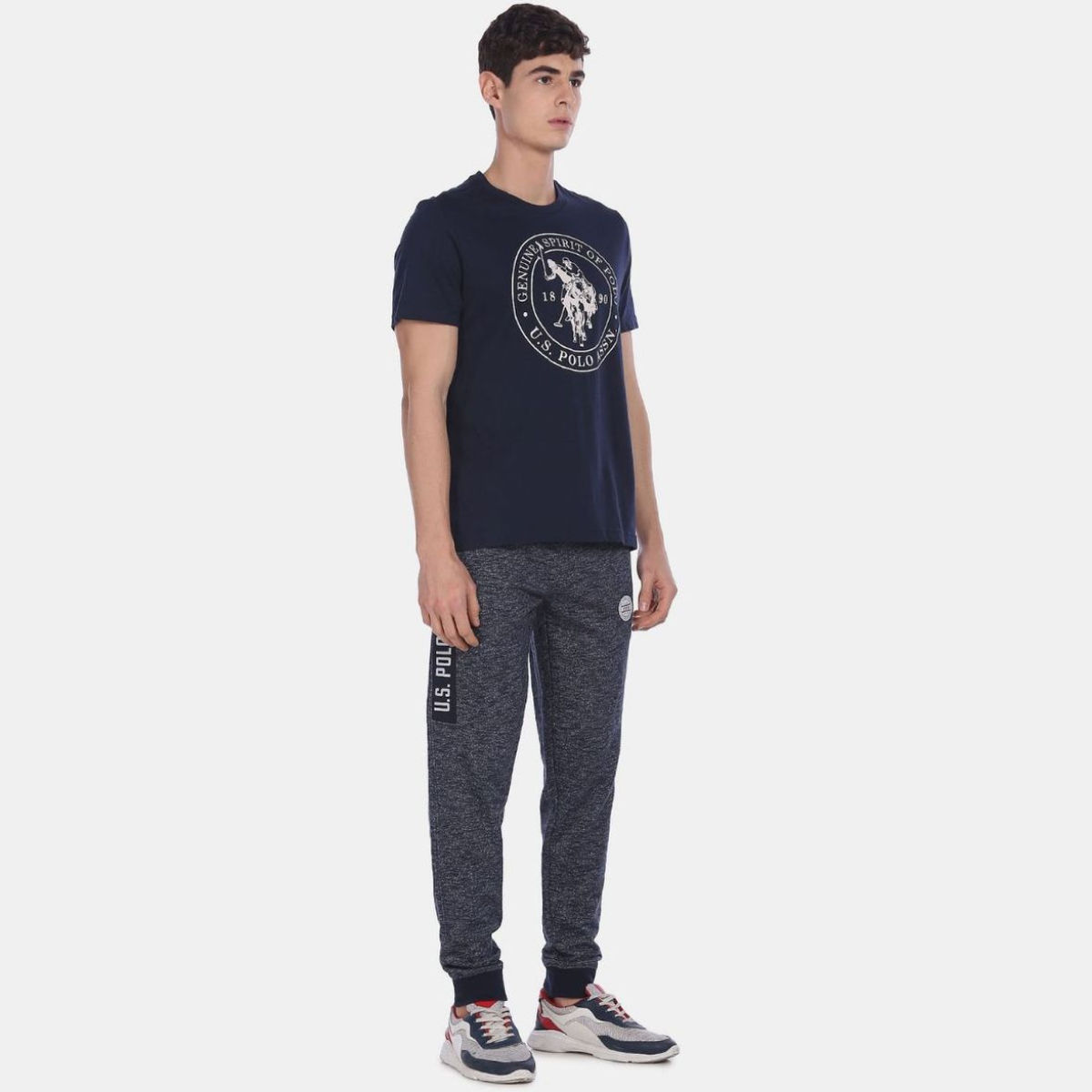 U.S. Polo Assn. | T-Shirts | M | Pack of 1 | Navy Blue