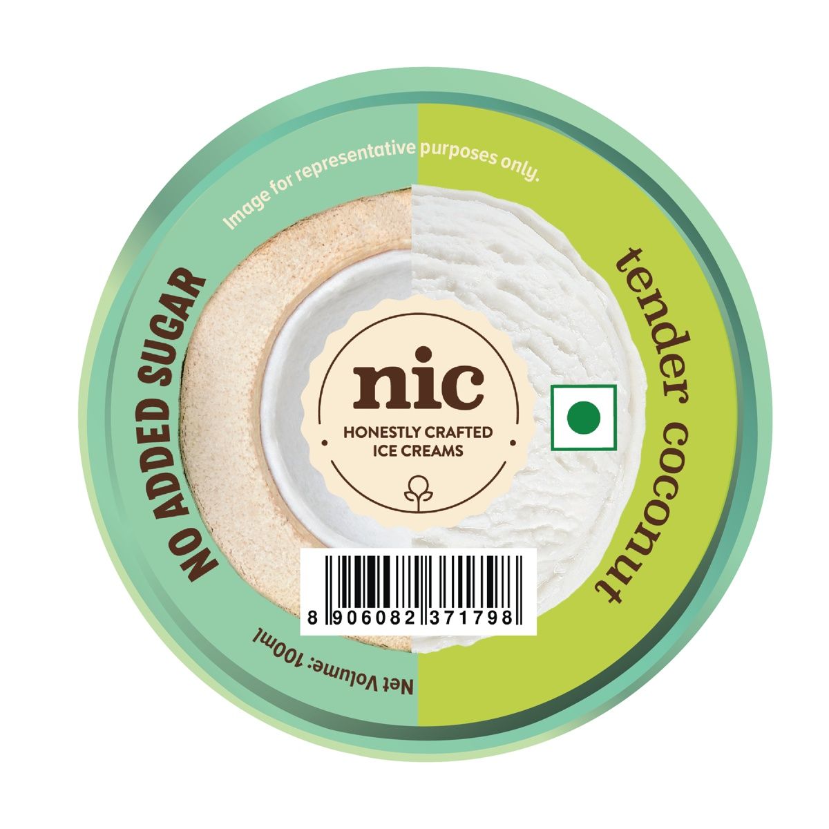 NIC Tender Coconut Cup | No Added Sugar 100 ml X 2 Combo
