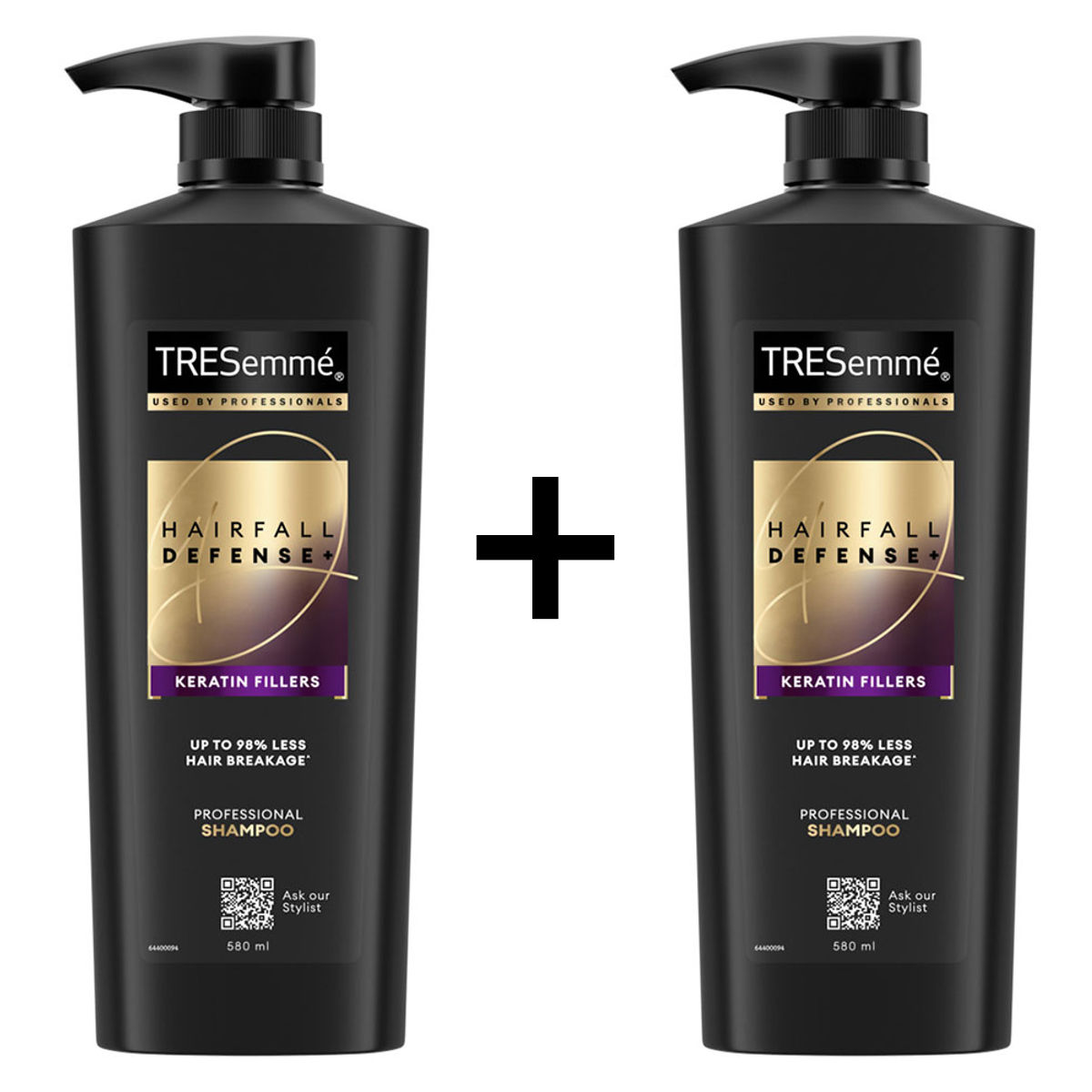 Tresemme Hairfall Defense + Shampoo 580 ml X 2 Combo
