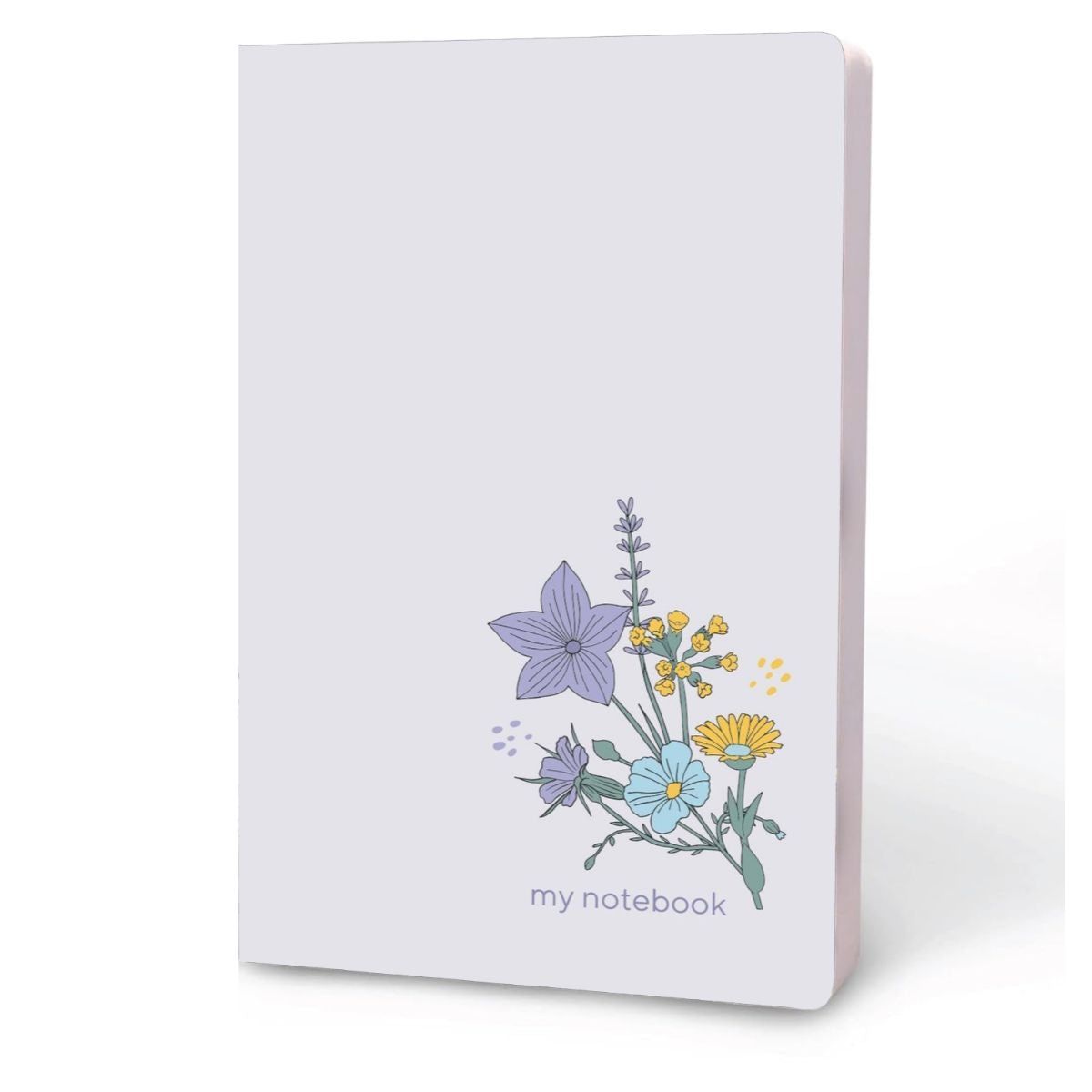 Journo By Drawguud 70 Gsm A5 Notebook : Ruled |120 Pages (Purple My Notebook)