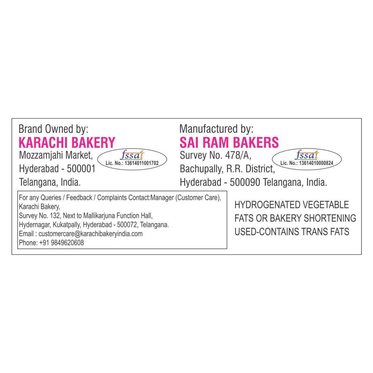 Karachi Bakery Cashew Dry Fruit Biscuits | Trans Fat-free