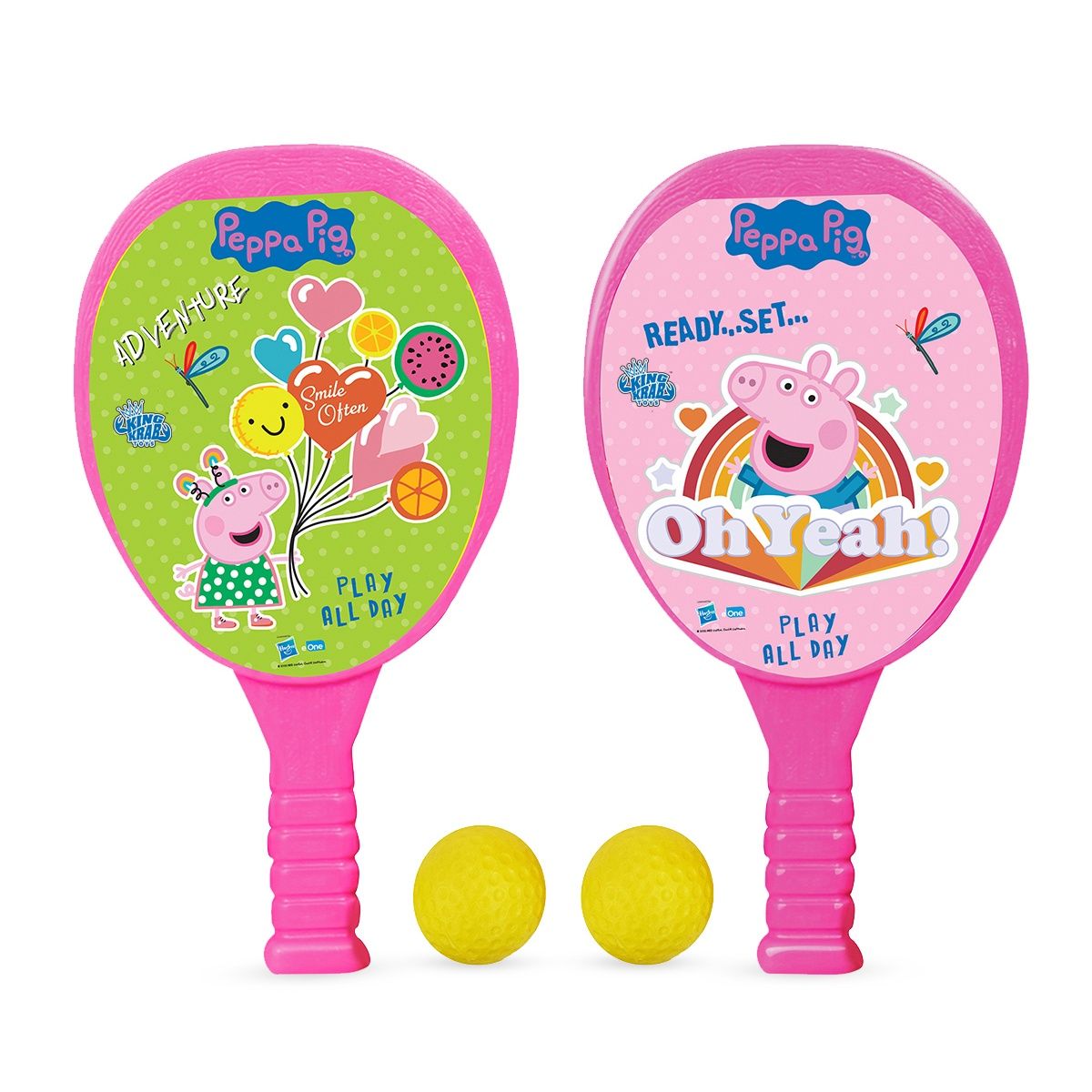 Itoys My First Plastic Racket Set- Peppa Pig (Colour May Vary)