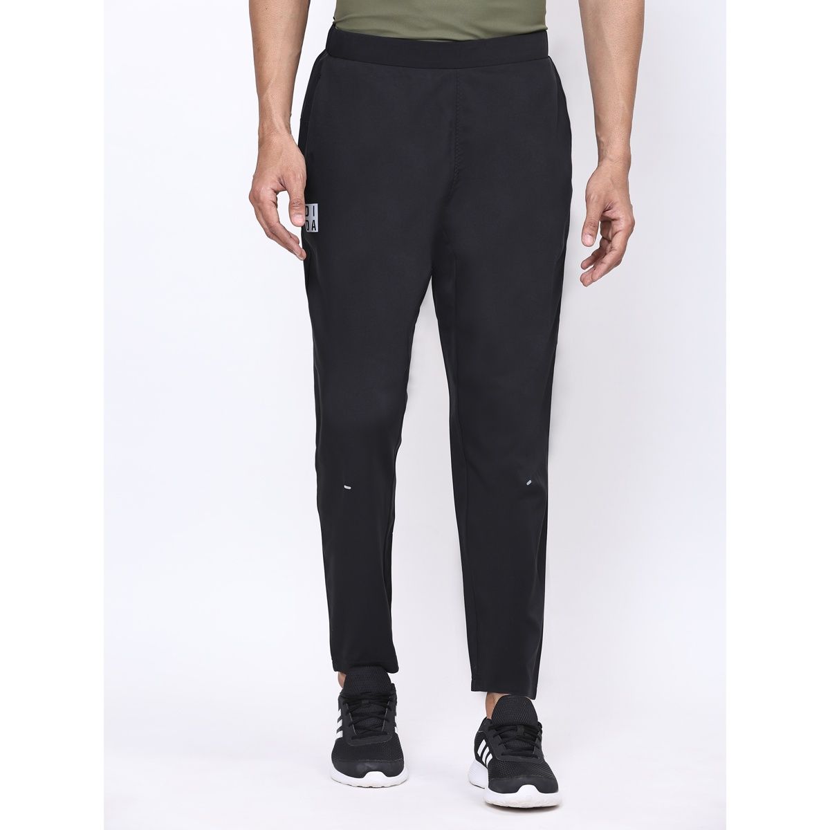 Dida Men's Track Pant Regular Comfortable Stretchable Dry-Fit | Black - XXL