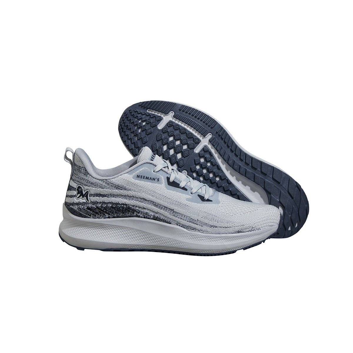 Neeman's Dashing Walkers Men's Polyester Sport Shoes - UK 9 | Lightweight and Flexible