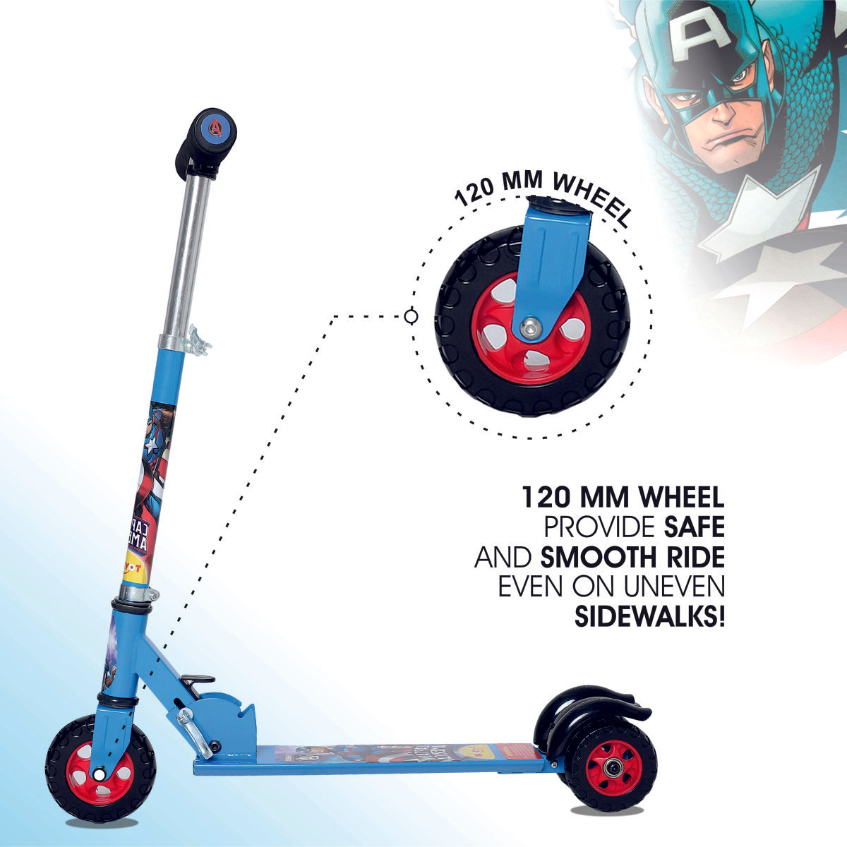 Toyzone Captain America Scooter Giant